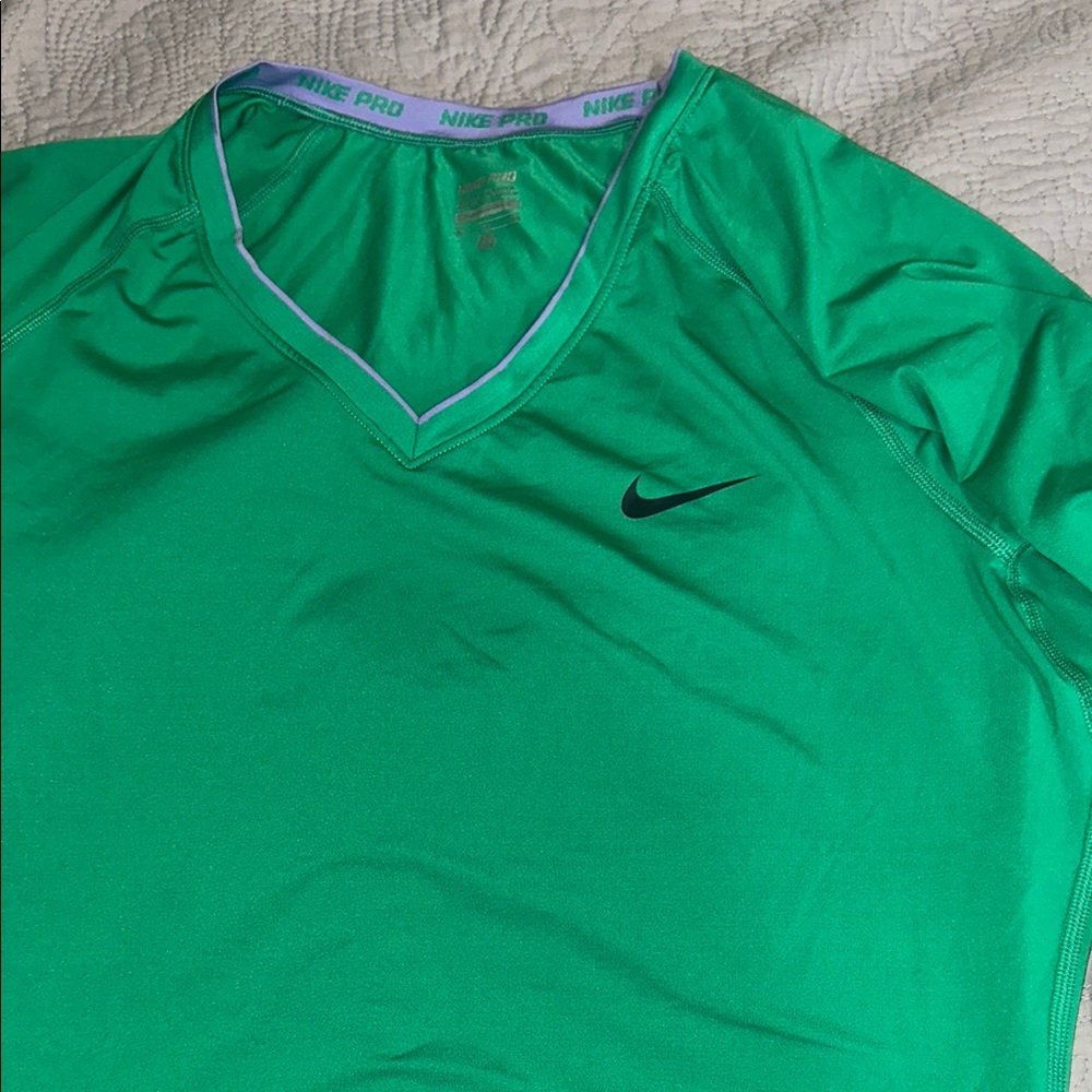 Nike Green Short Sleeve Performance Tee